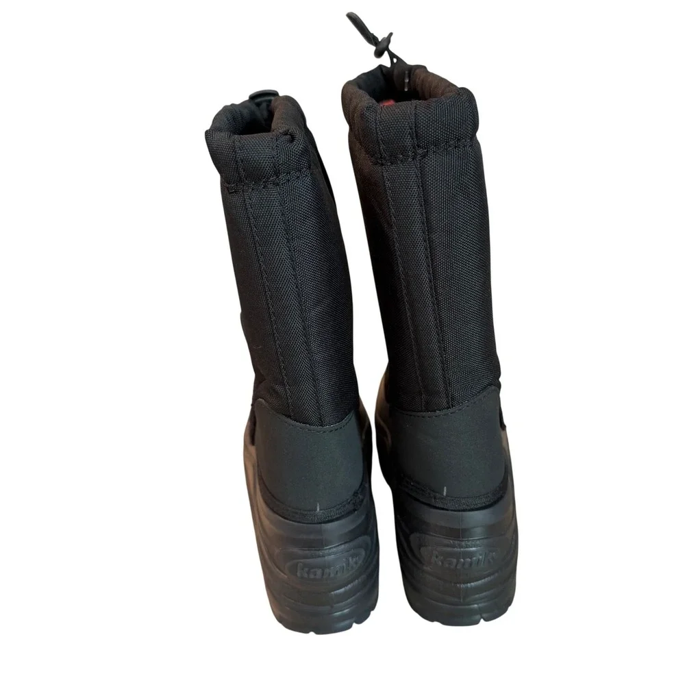 Kamik Kids‎ Black Snow Boots Waterproof Insulated -40F Winter Boots Size 3 USA